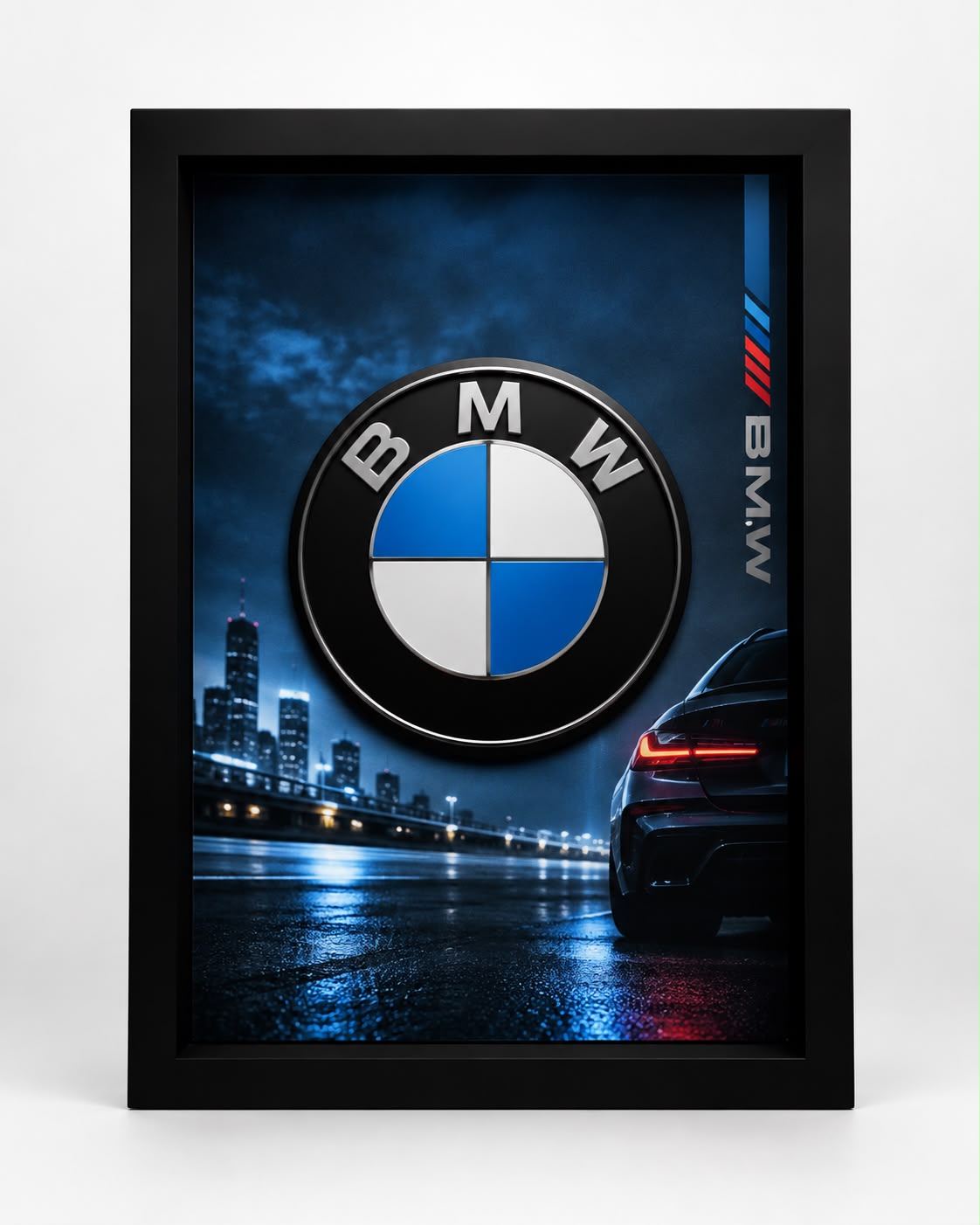 BMW 3D Logo Frame