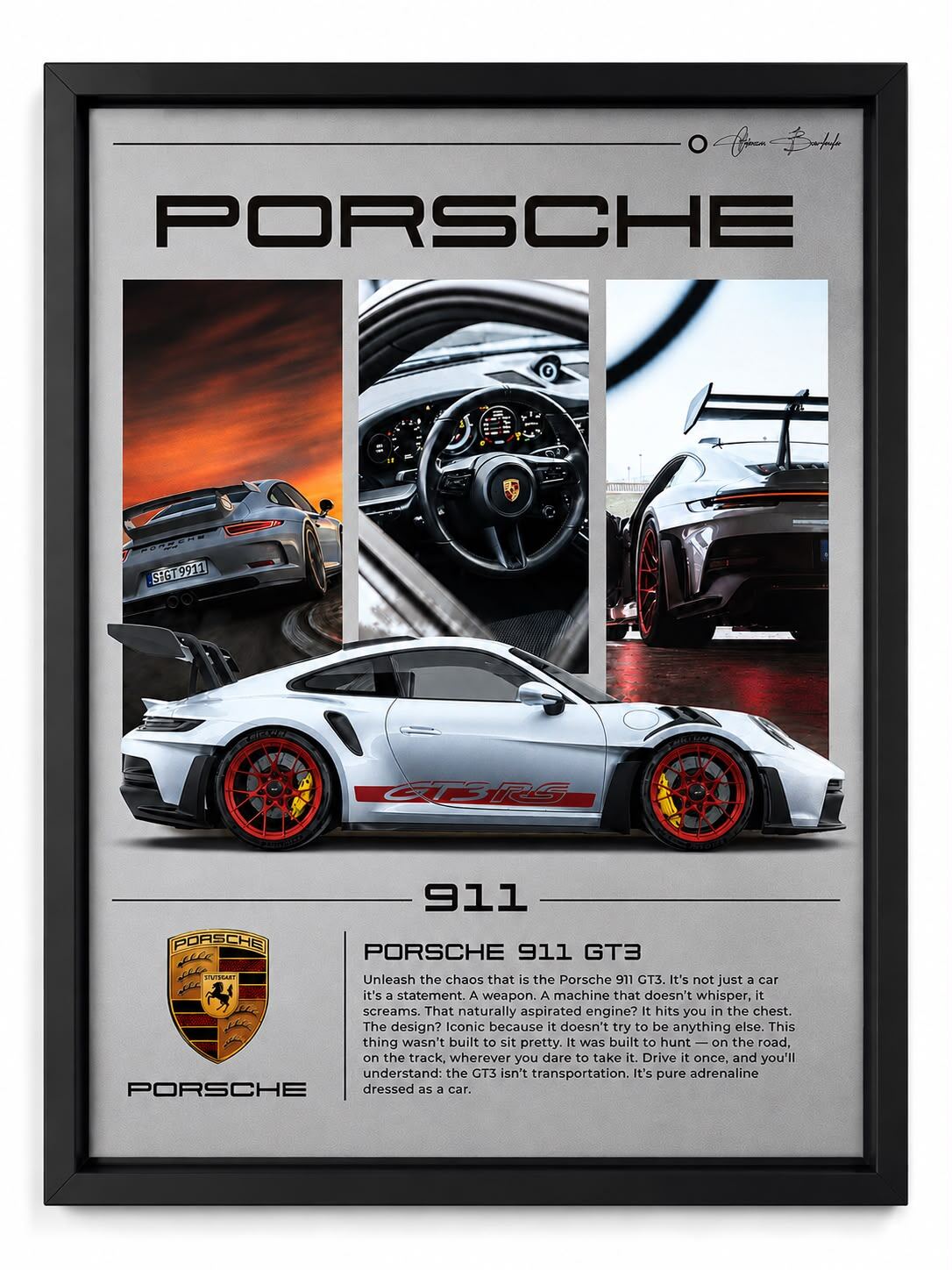 Porsche 911 GT3 Frame