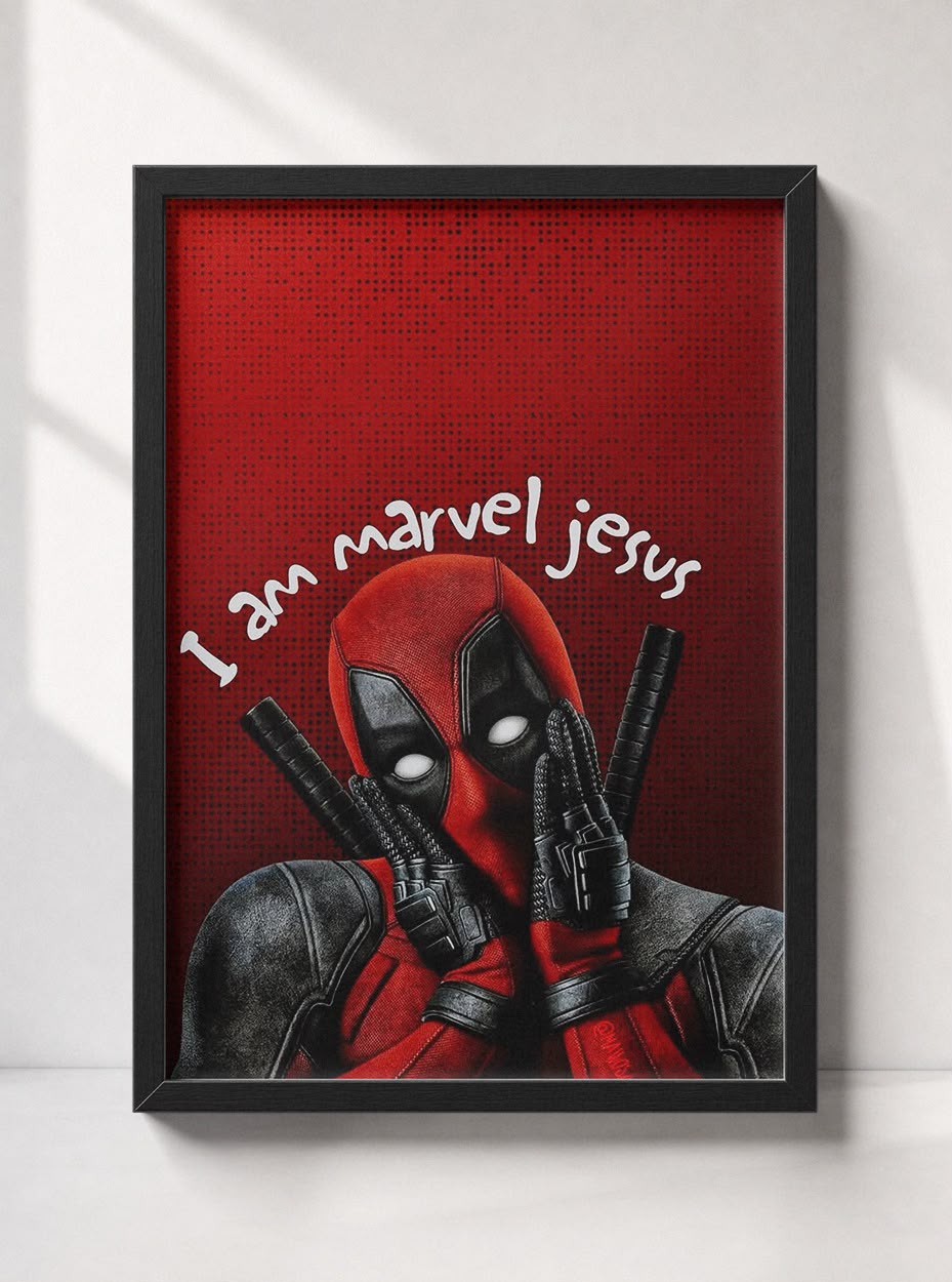 Marvel Jesus Red Poster