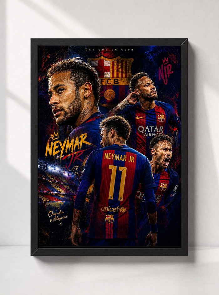 Neymar Barcelona Wall Frame