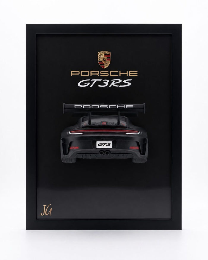 Porsche 911 GT3 RS 3D Frame Black