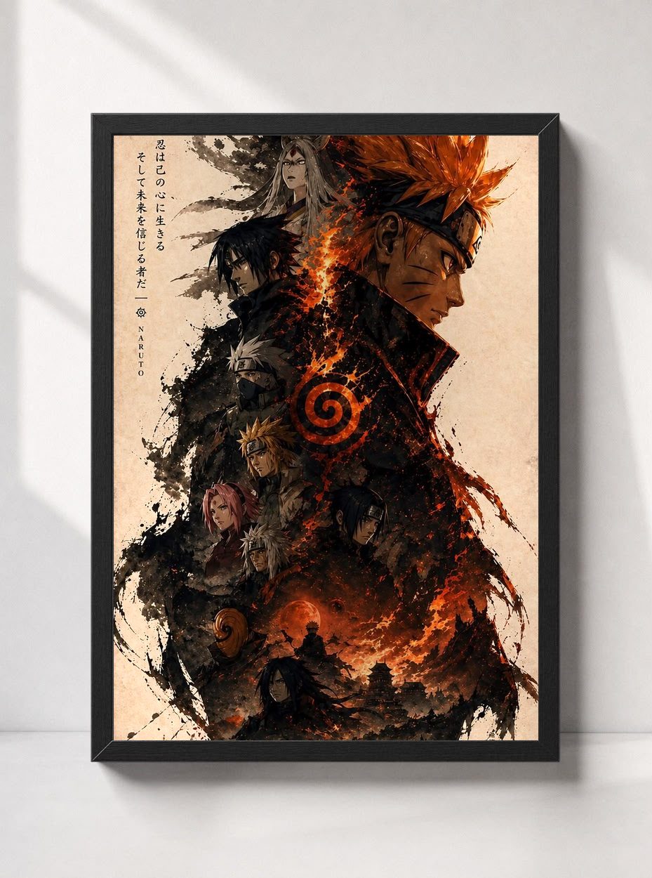 Naruto Anime Wall Frame